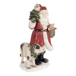 Karácsonyi télapó figura 30 cm – piros