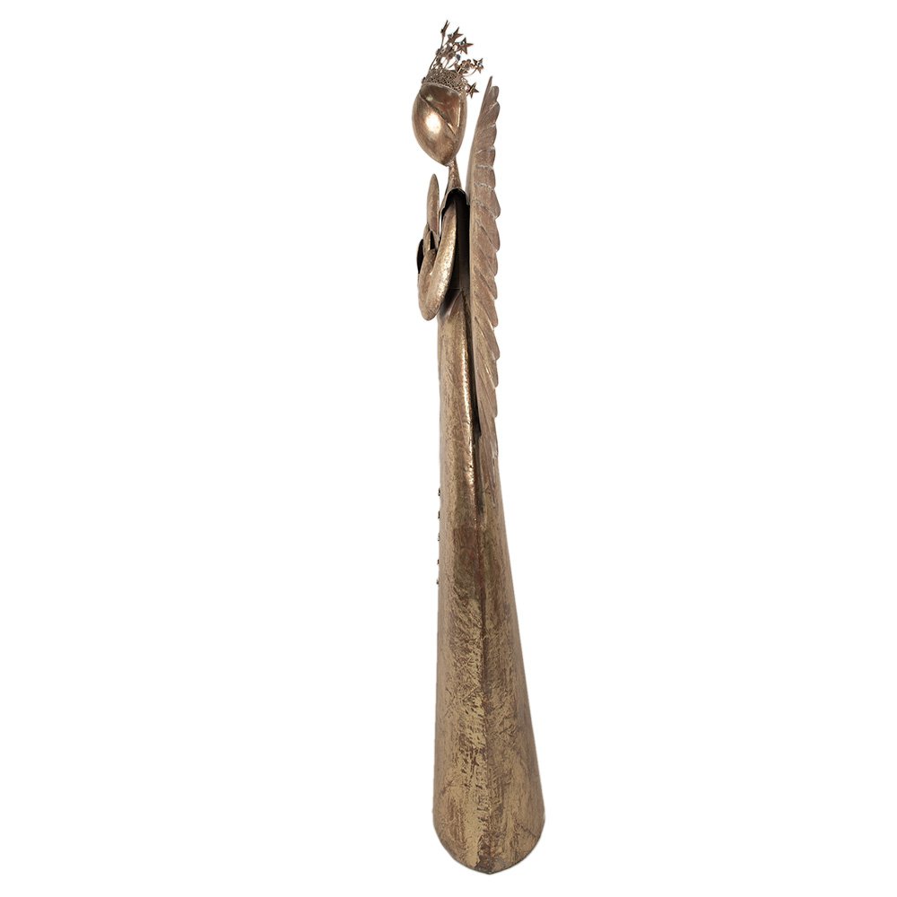 Nagyméretű karácsonyi angyal figura 204 cm – arany
