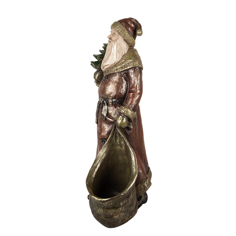 Karácsonyi télapó figura 47 cm – piros
