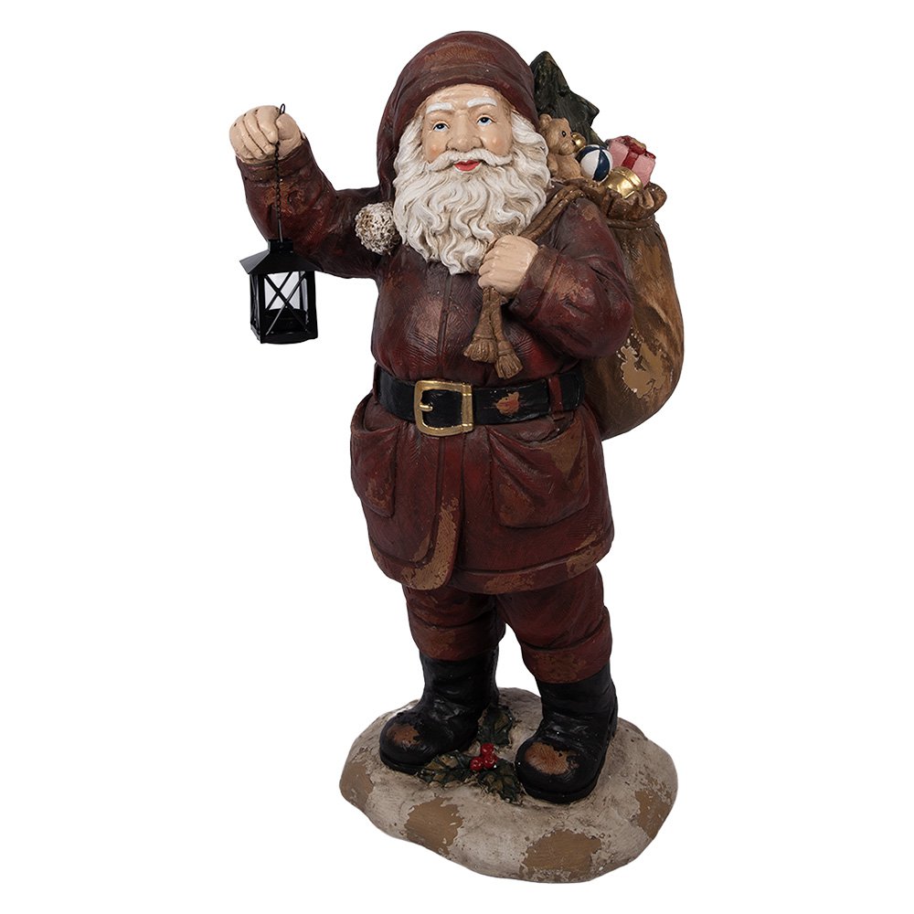 Nagyméretű karácsonyi télapó figura 82 cm – piros