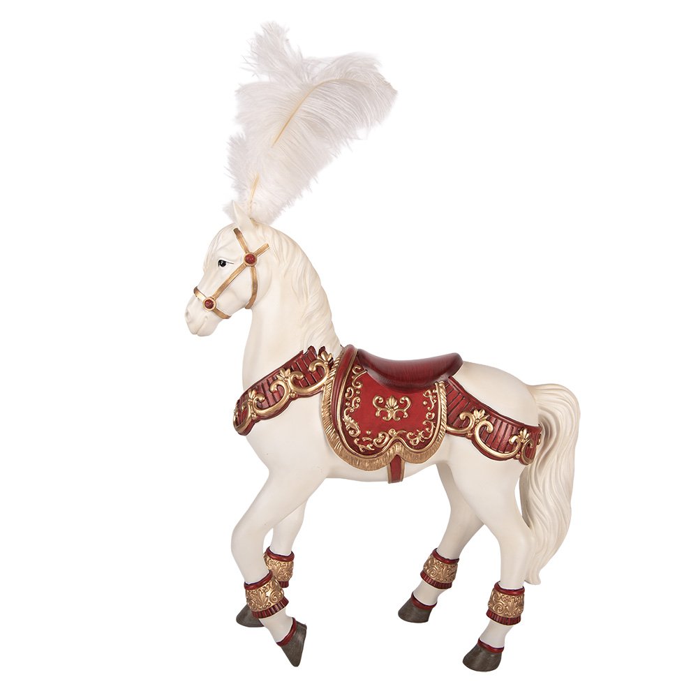 Nagyméretű karácsonyi figura 56 cm – fehér