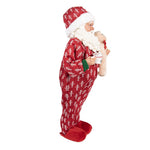 Karácsonyi télapó figura 45 cm – piros
