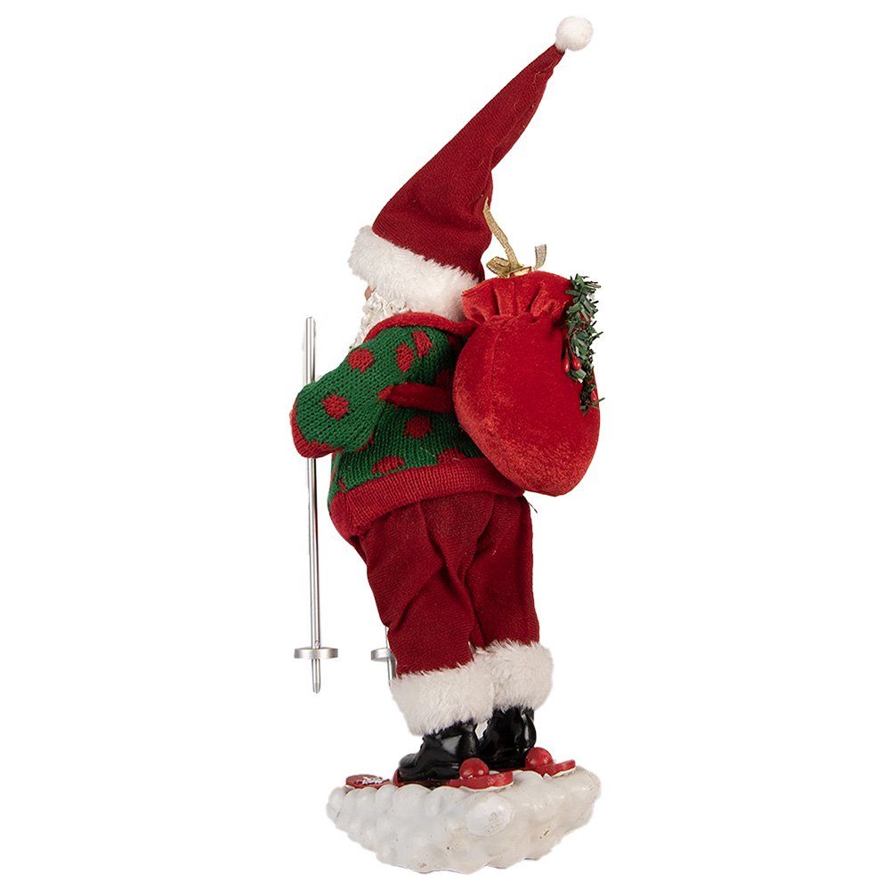Karácsonyi télapó figura 28 cm – piros
