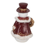 Karácsonyi hóember figura 24 cm – fehér