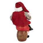 Karácsonyi télapó figura 28 cm – piros