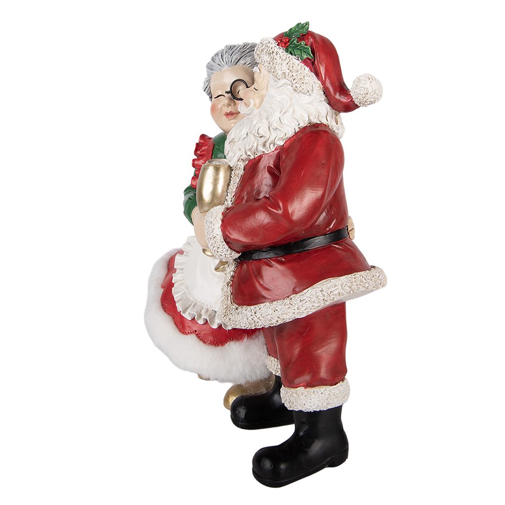 Karácsonyi télapó figura 26 cm – piros