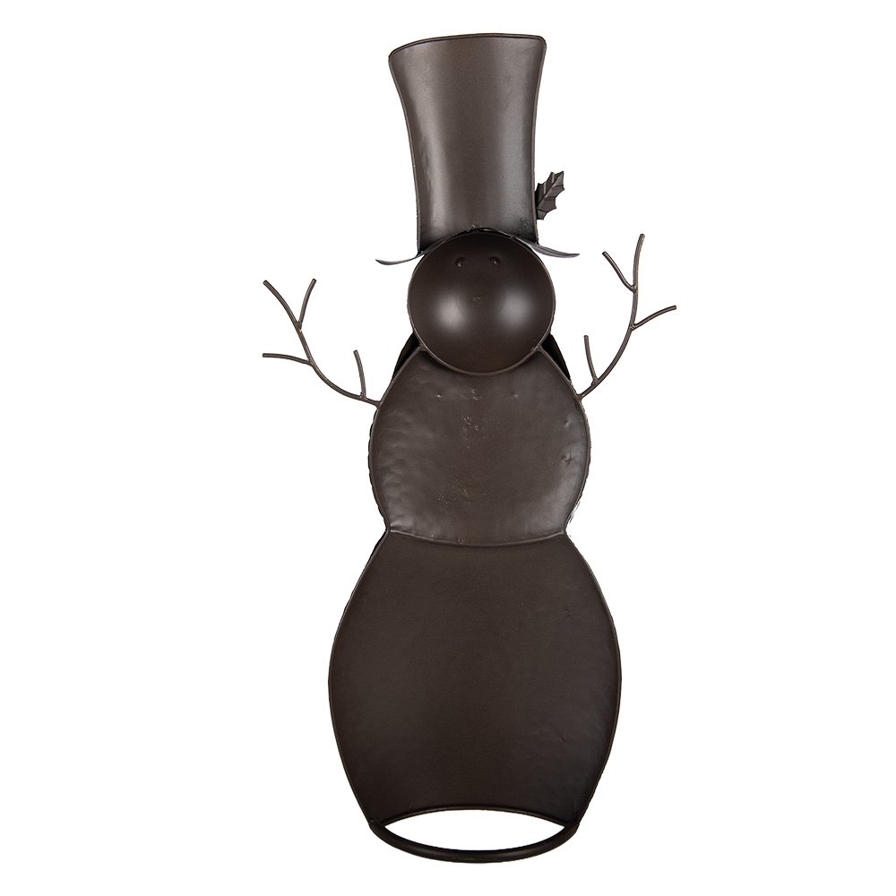 Nagyméretű karácsonyi hóember figura 69 cm – fehér