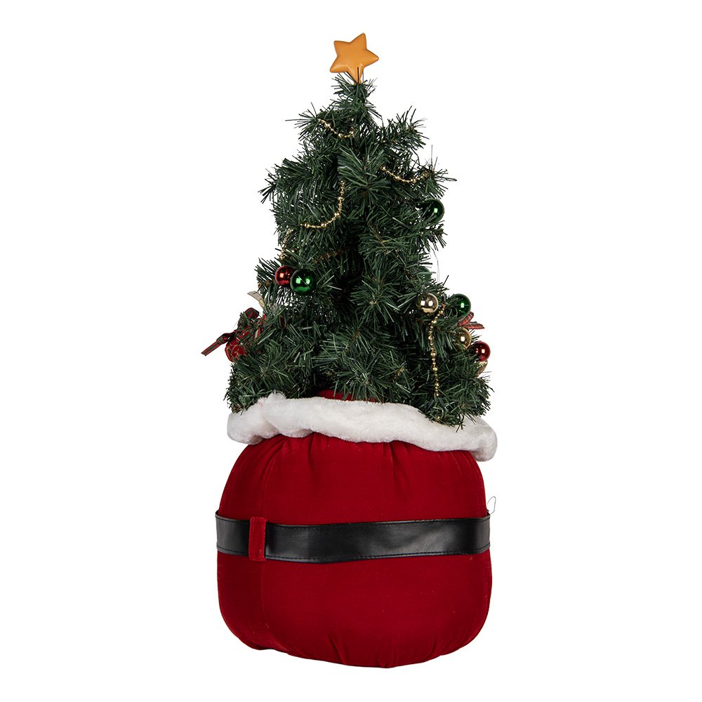 Nagyméretű karácsonyfa LED világítással 70 cm – piros