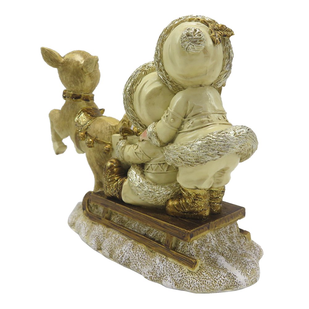 Karácsonyi figura 12 cm – arany