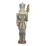 Karácsonyi diótörő figura 38 cm – kék
