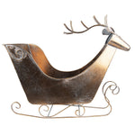 Nagyméretű karácsonyi rénszarvas figura 54 cm – arany