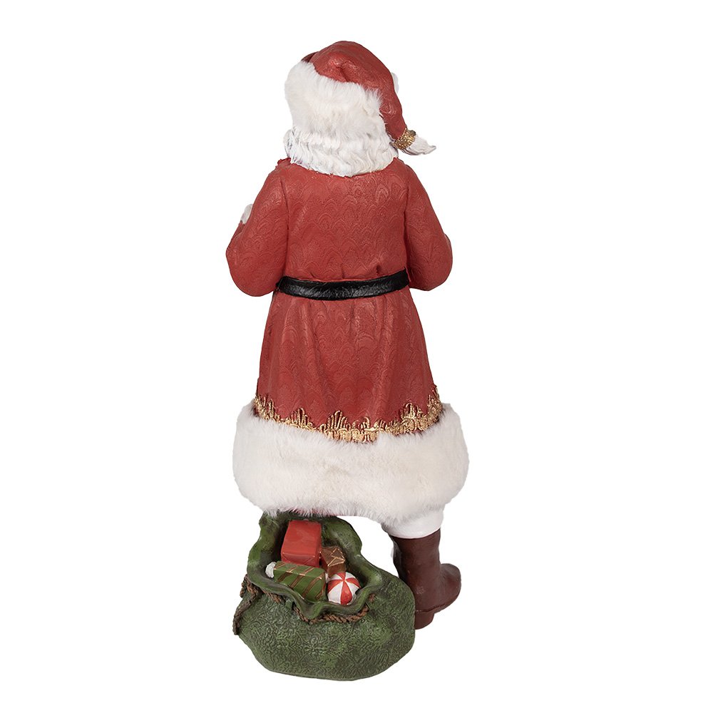 Karácsonyi télapó figura 45 cm – piros, fehér