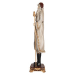 Karácsonyi télapó figura 42 cm – szürke