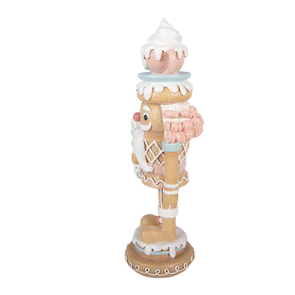 Karácsonyi diótörő figura 32 cm – barna