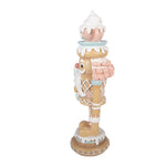 Karácsonyi diótörő figura 32 cm – barna