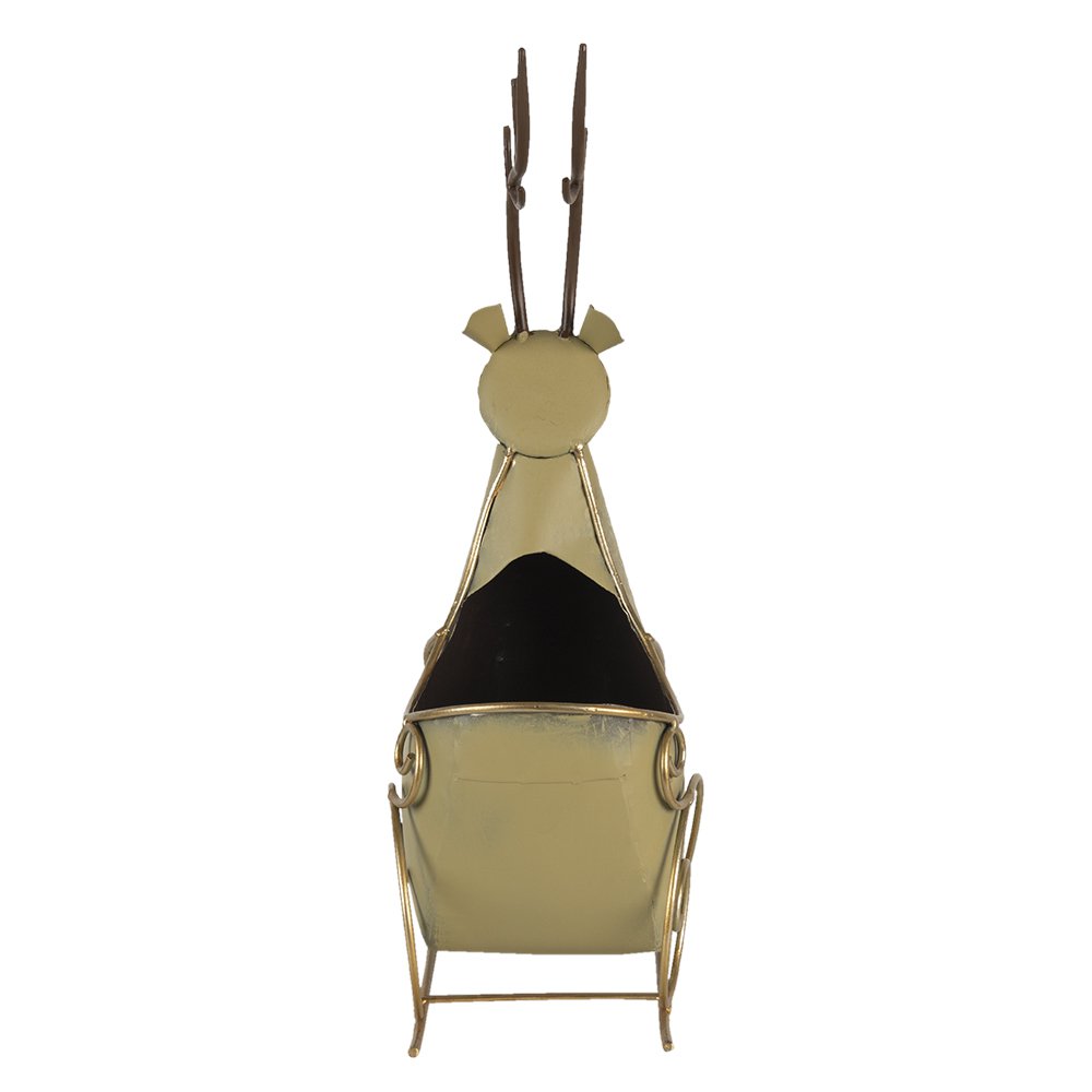 Karácsonyi rénszarvas figura 44 cm – arany