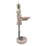 Karácsonyi diótörő figura 40 cm – rózsaszín