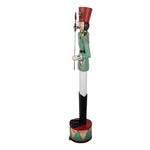 Nagyméretű karácsonyi diótörő figura 151 cm – zöld