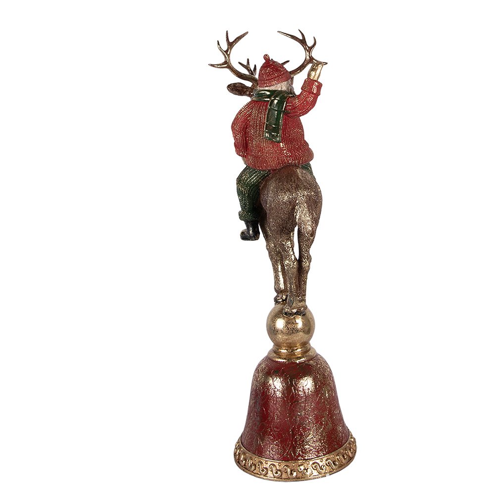 Nagyméretű karácsonyi télapó figura 63 cm – barna