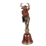 Nagyméretű karácsonyi télapó figura 63 cm – barna