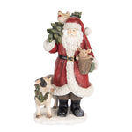 Karácsonyi télapó figura 30 cm – piros