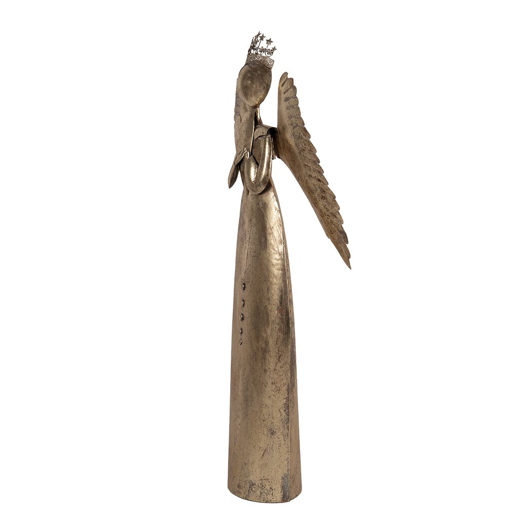 Nagyméretű karácsonyi angyal figura 100 cm – arany