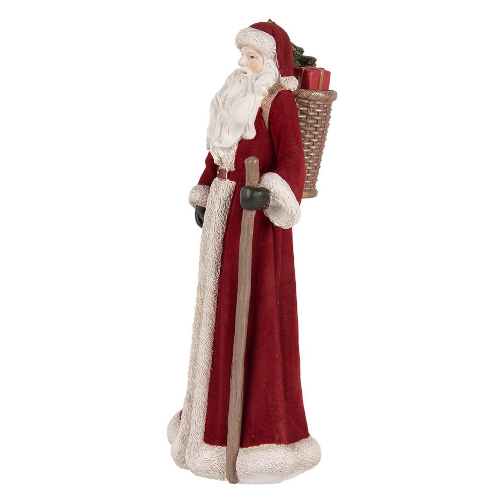 Karácsonyi télapó figura 37 cm – piros