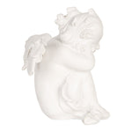Karácsonyi angyal figura – fehér