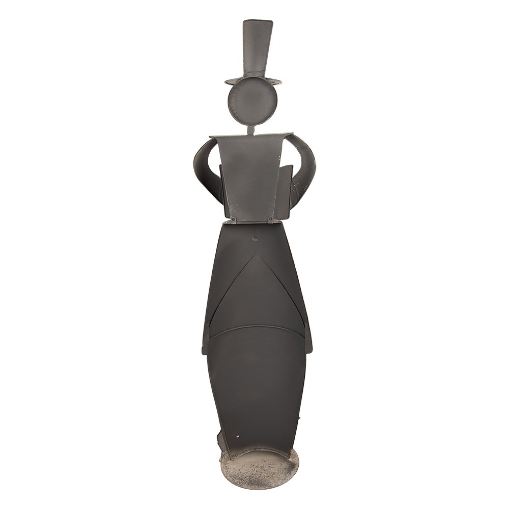 Nagyméretű karácsonyi angyal figura 107 cm – szürke