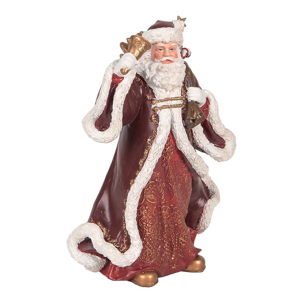 Karácsonyi télapó figura 20 cm – piros