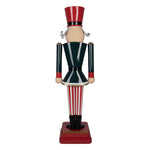 Nagyméretű karácsonyi diótörő figura 130 cm – piros, zöld