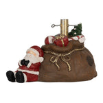 Karácsonyi télapó figura 30 cm – barna