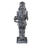 Karácsonyi diótörő figura 47 cm – szürke