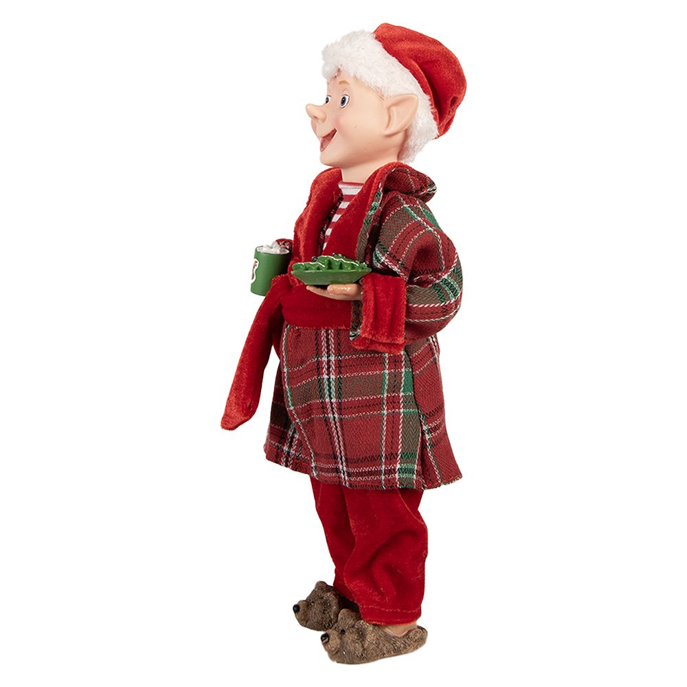Karácsonyi télapó figura 28 cm – piros
