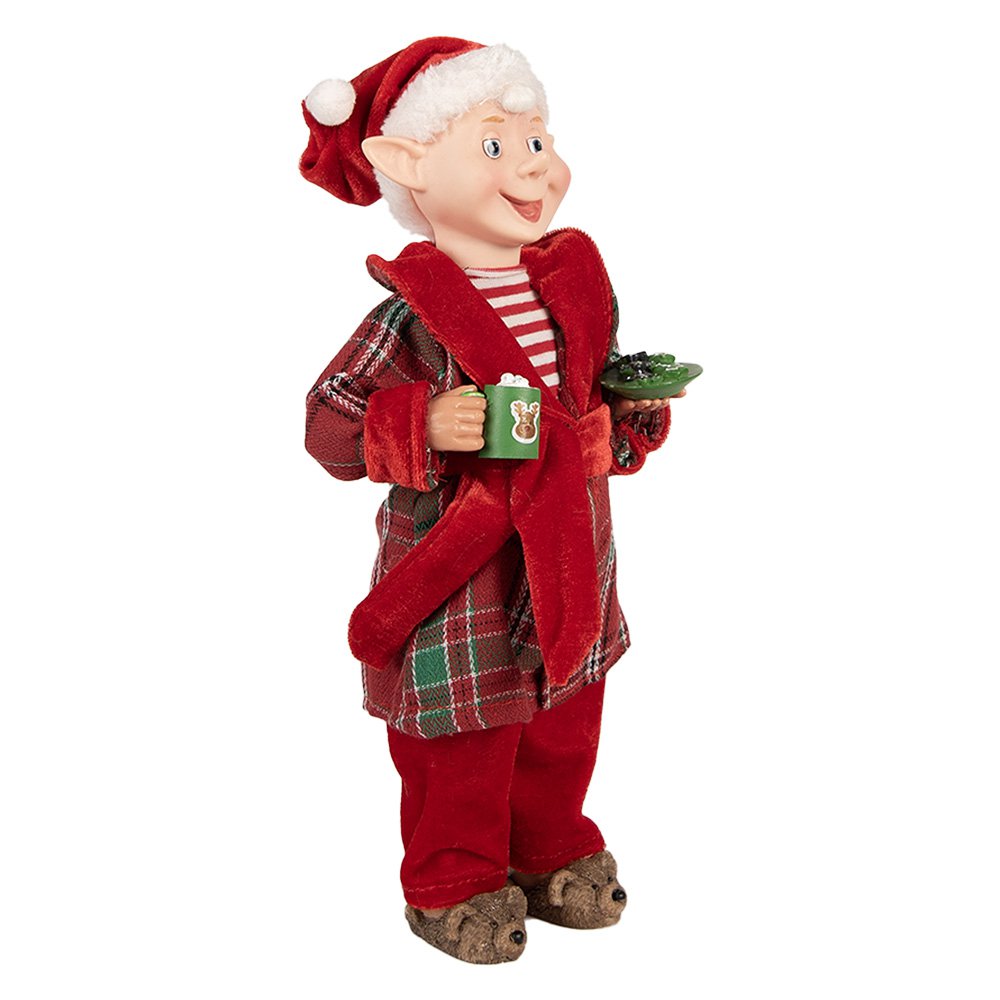 Karácsonyi télapó figura 28 cm – piros