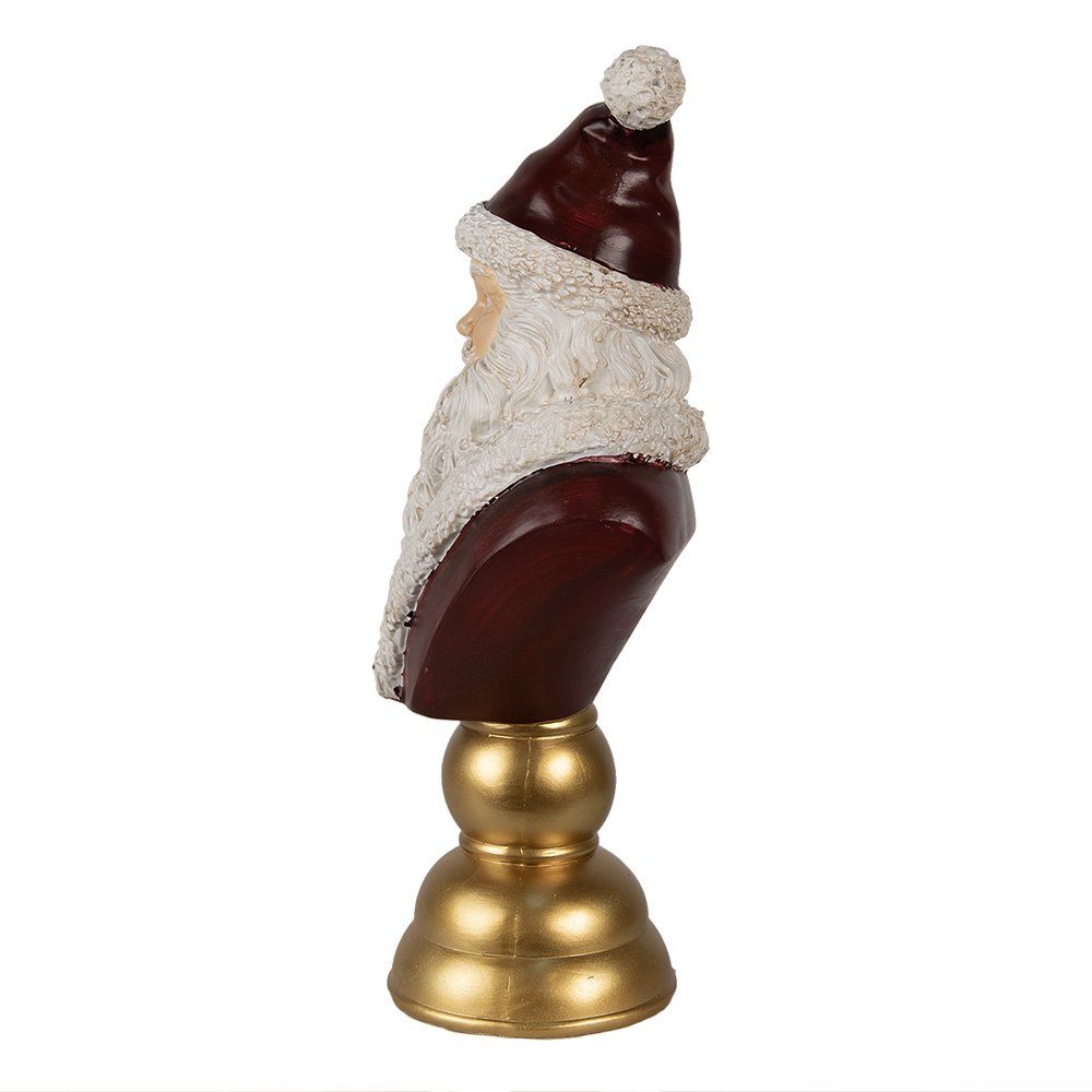 Karácsonyi télapó figura 40 cm – piros, fehér
