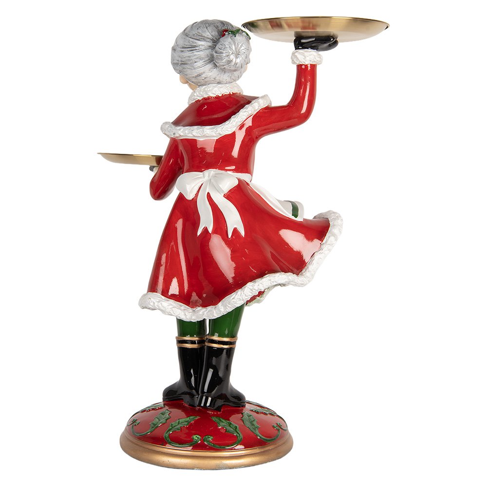 Nagyméretű karácsonyi télapó figura 62 cm – piros