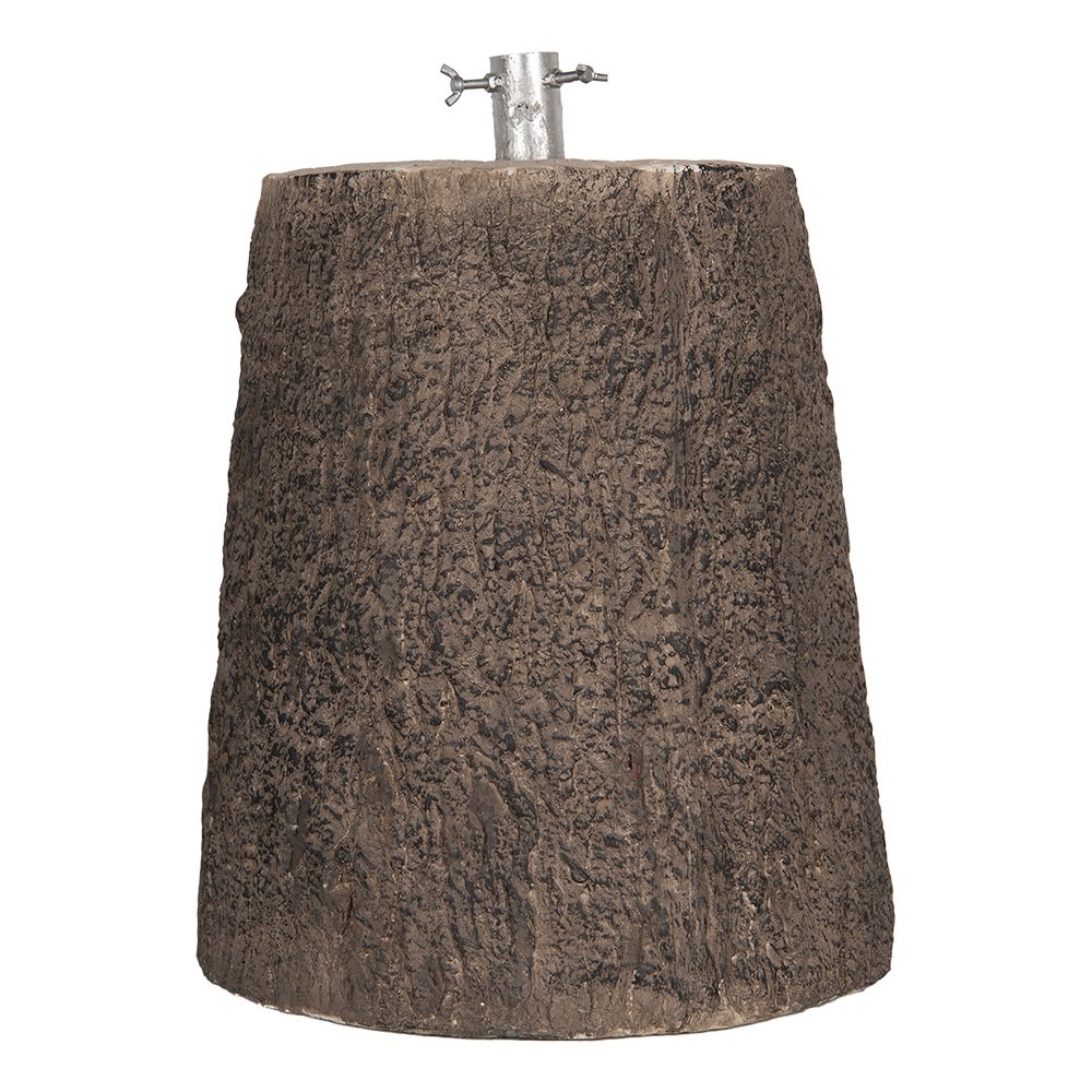 Nagyméretű karácsonyfa talp 53 cm – barna