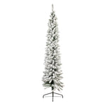 Nagyméretű karácsonyfa 210 cm – zöld, fehér