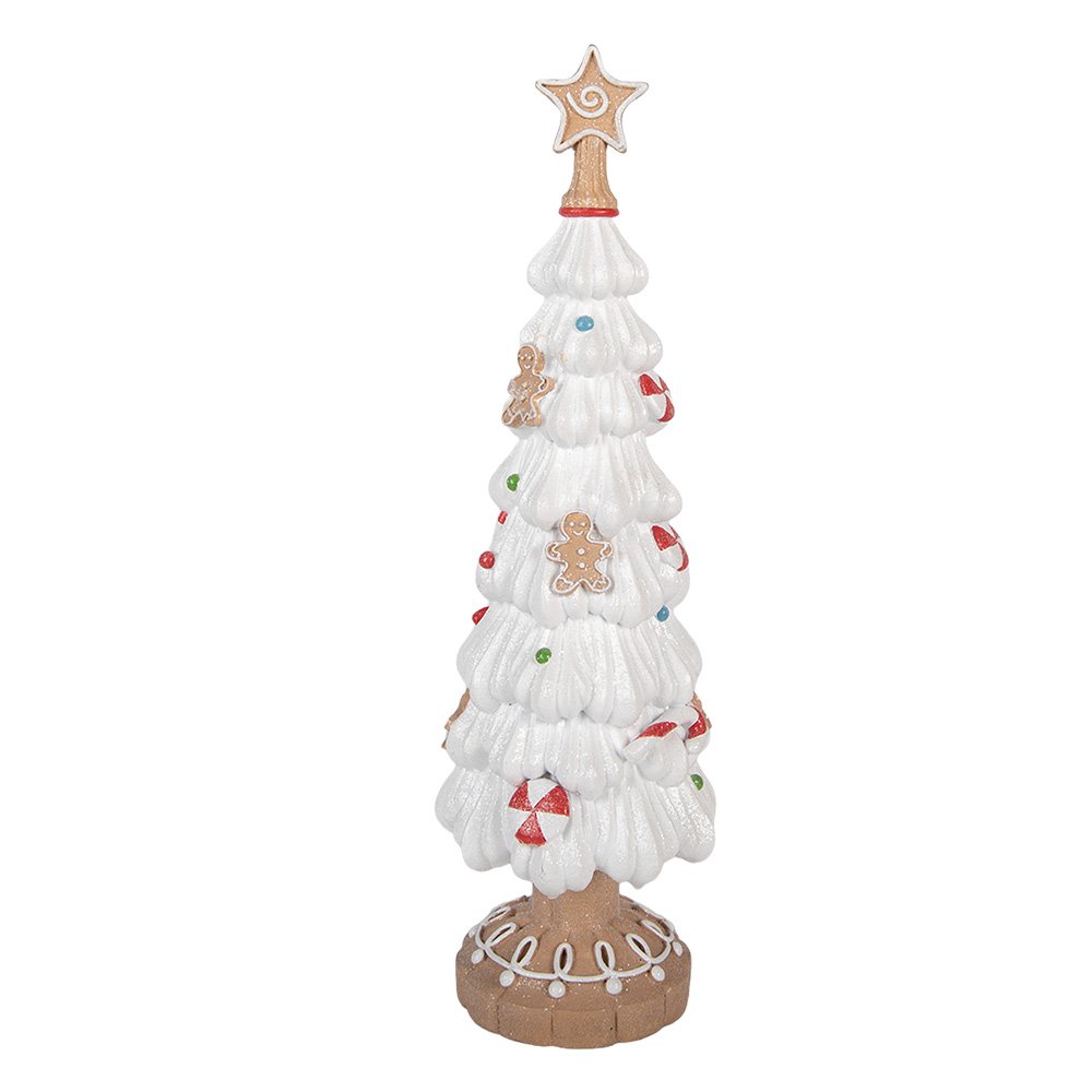 Karácsonyfa 38 cm – fehér