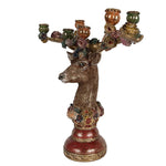 Karácsonyi gyertyatartó 50 cm – barna