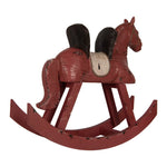 Karácsonyi hintaló figura 33 cm – rózsaszín