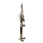 Nagyméretű karácsonyi diótörő figura 102 cm – arany