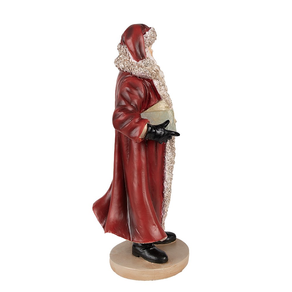 Karácsonyi télapó figura 33 cm – piros, fehér