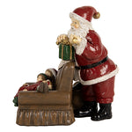 Karácsonyi télapó figura 18 cm – piros