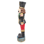 Nagyméretű karácsonyi diótörő figura 65 cm – zöld, arany