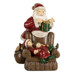 Karácsonyi télapó figura 18 cm – piros