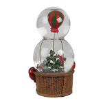 Karácsonyi télapó figura zenével 21 cm