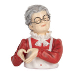 Karácsonyi figura 23 cm – bézs