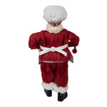 Karácsonyi télapó figura 28 cm – piros, fehér